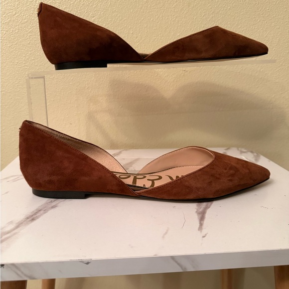 Sam Edelman Rodney d’Orsay Flat, Brown Suede, Size 9-1/2, NWOB - Picture 2 of 10